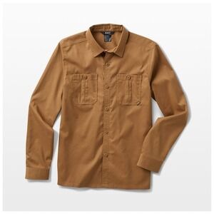 NEW 5.11 Tactical Landen‎ Long Sleeve Work Shirt Size M Brown